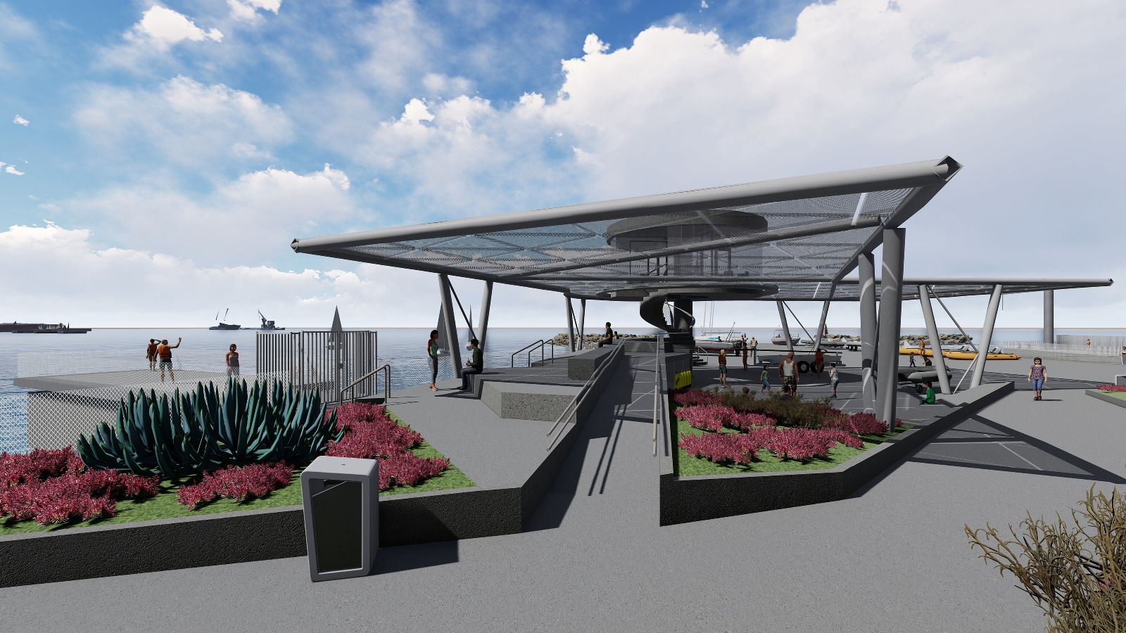 Un nuevo espacio junto al mar en Santa Cruz