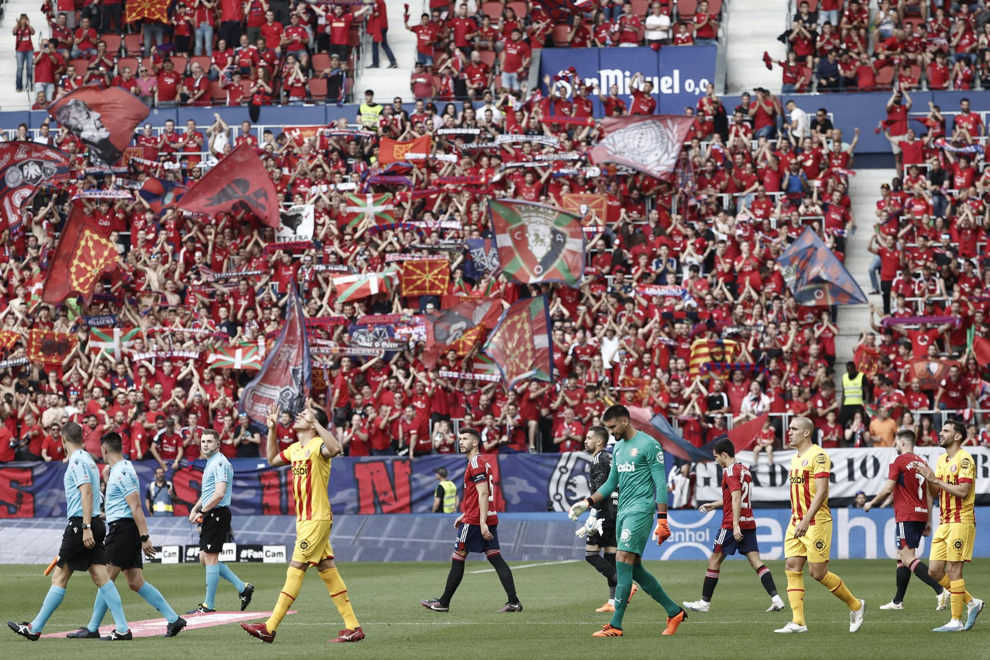 Les imatges de l'Osasuna - Girona