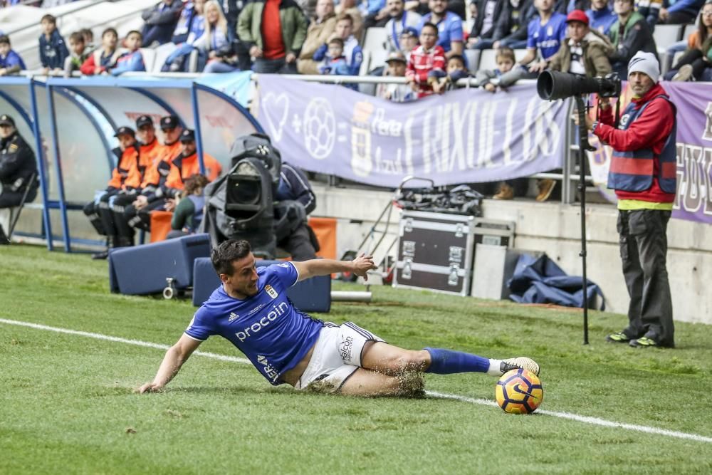 El partido entre el Real Oviedo y el Nástic de Tarragona, en imágenes