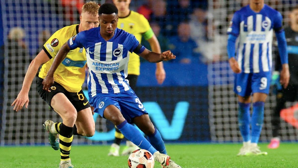 Ansu en su debut europeo con el Brighton