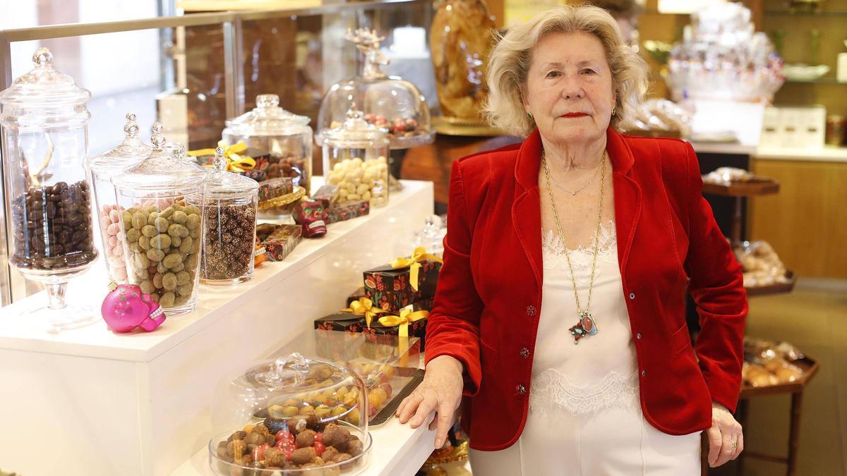 Enriqueta Dalmau, fundadora i ànima de la pastisseria Tornés de Girona.