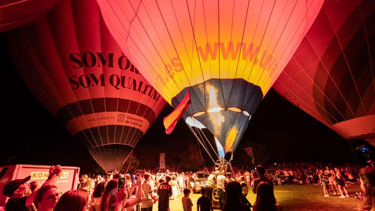 Una edició anterior de l'European Balloon Festival