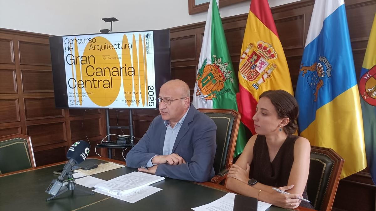 José Armengol y María Lozano, este lunes en la presentación del concurso