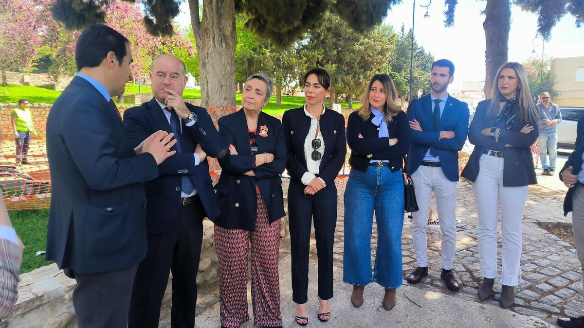 Visita institucional a una de las obras