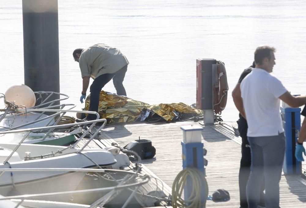 Hallan un cadáver en la ría de Avilés