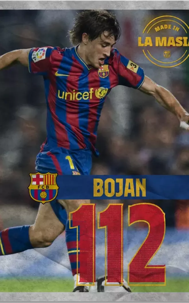 112. BOJAN Krkic 16/9/07. Debut en Liga Osasuna – FCB 2007-08. 163 Partidos oficiales