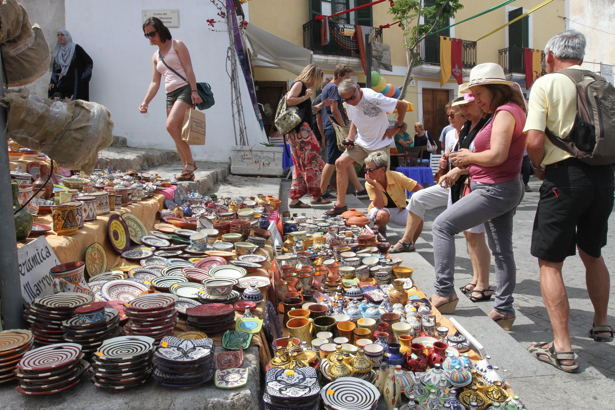 Edición de 2015 de la Feria Medieval de Ibiza.