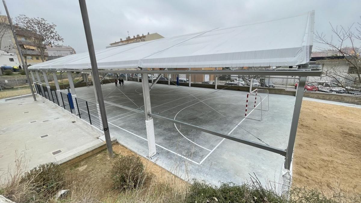 La pista esportiva coberta de Mas Florit.