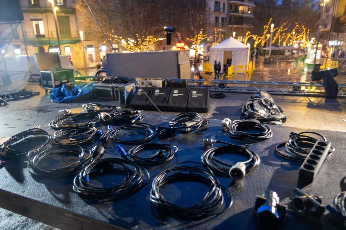 Nach Absage aller Events zu Sant Sebastià: So trotzten Bruderschaften und Anhänger des alternativen Stadtfests dem Regen