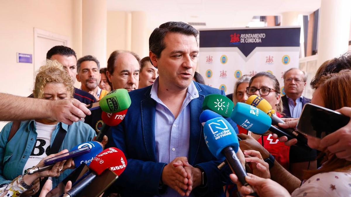 Comparecencia ante los medios del alcalde de Córdoba