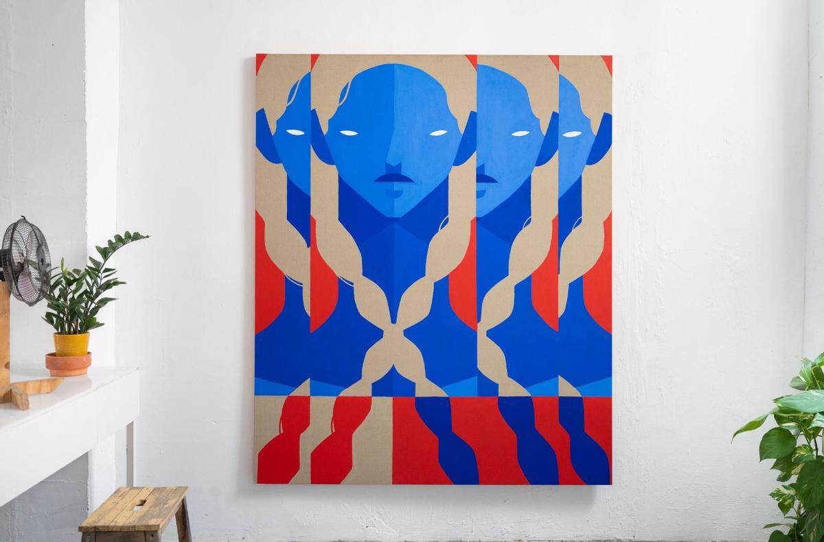 Una de las obras de la exposición