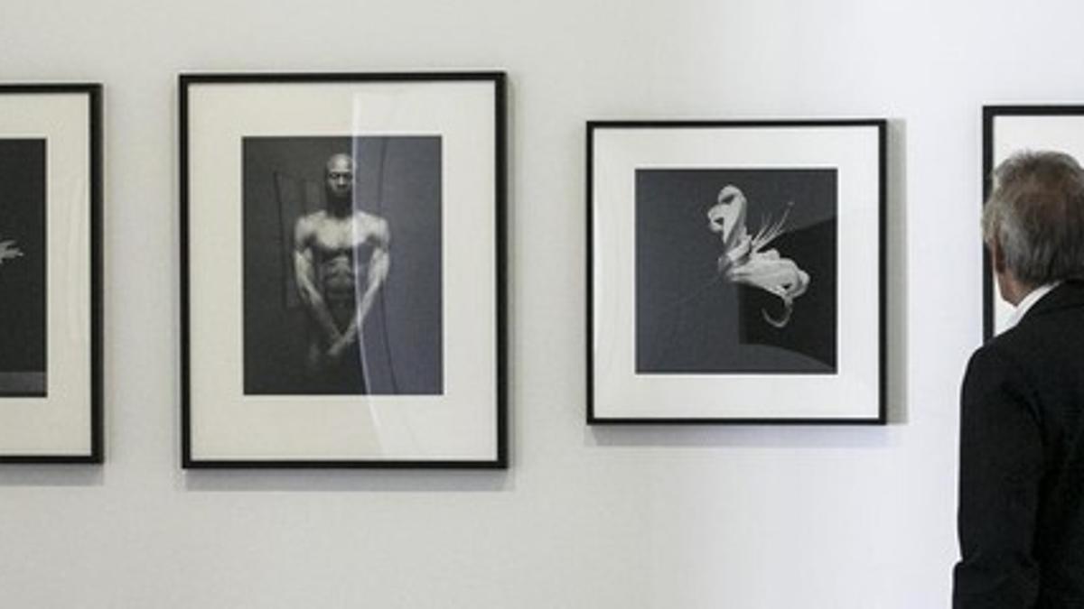 Las cuatro fotografías de Robert Mapplethorpe presentes en la exposición.