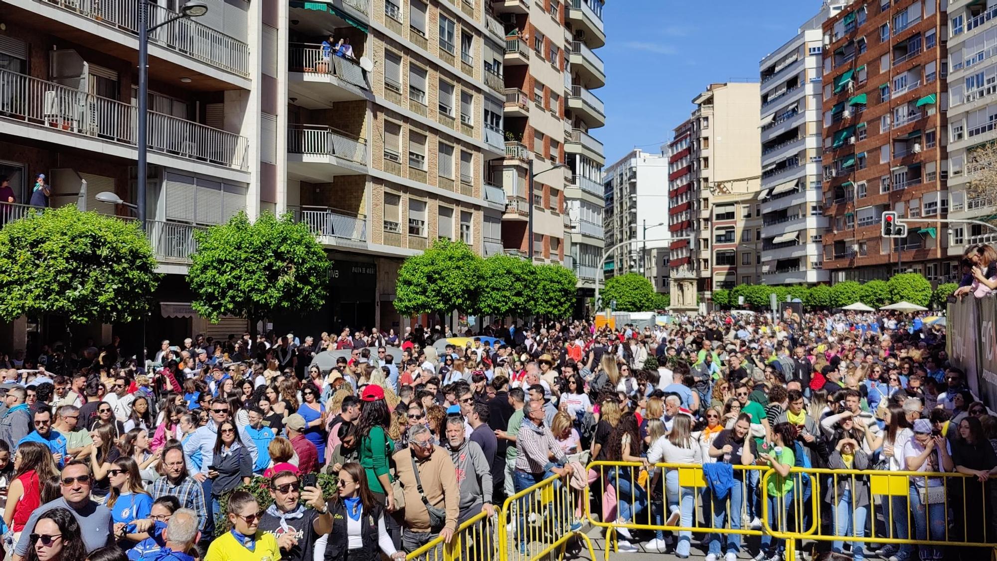 Crespo da color a la 'mascletà' de Alzira