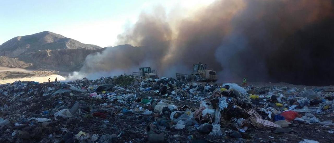 El incendio del vertedero de Lurima de septiembre de 2016 ha sido uno de los más graves.