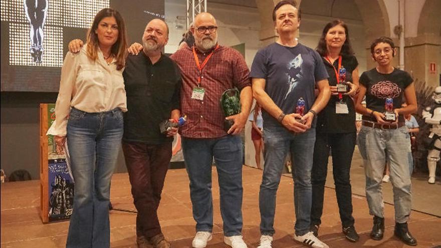 Momento de la clausura del SAlón del Cómic de Tenerife.