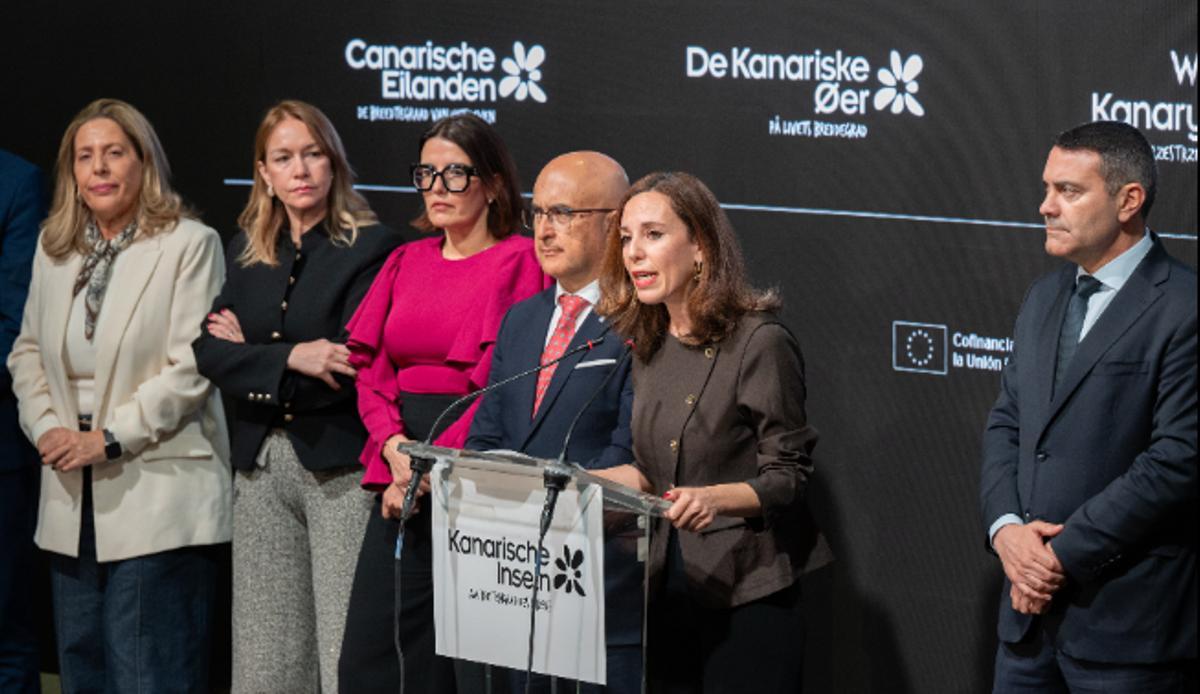 La consejera Jéssica de León, este martes en la apertura de la ITB de Berlín.