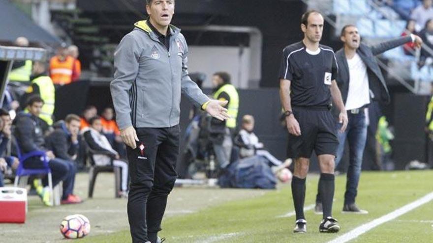 Berizzo, durante el Celta - Dépor // R. GROBAS