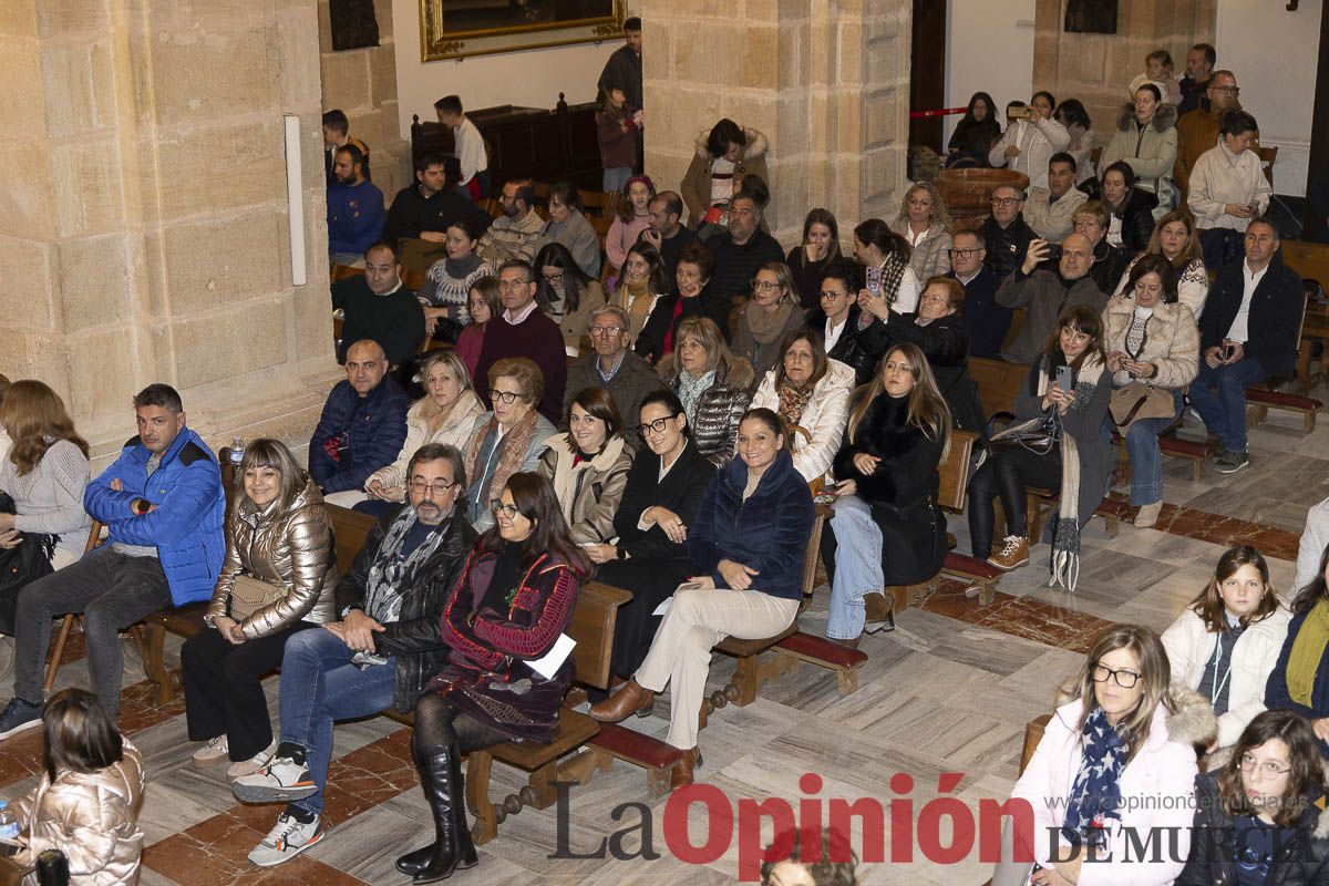 Así ha sido el concierto de Navidad protagonizado por los coros escolares de Caravaca en la Basílica de la Vera Cruz