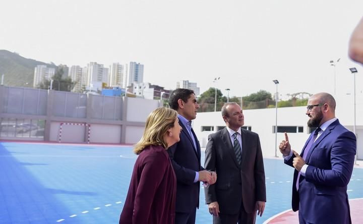 Inaguracion polideportivo cono sur en Pedro ...