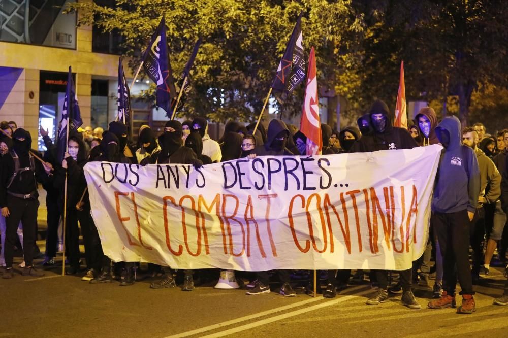 Manifestacions pel segon aniversari del referèndum de l'1 d'octubre