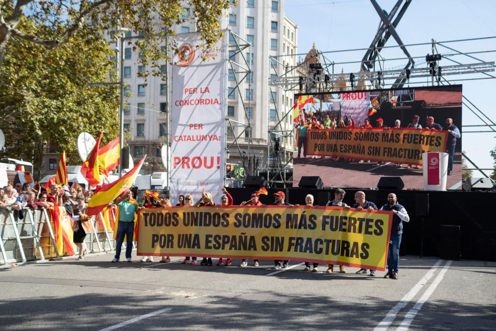 Manifestación en Barcelona contra el ''procés''