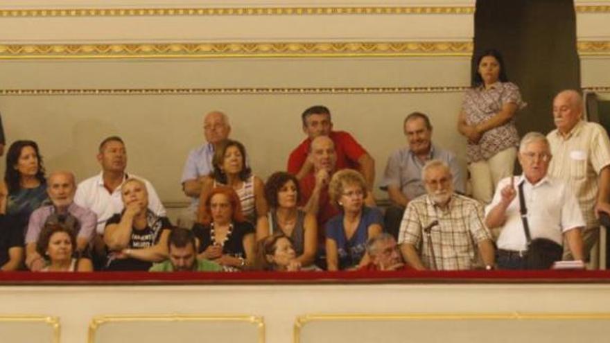 Una vista de las pajareras del Pleno celebrado este jueves en Murcia.