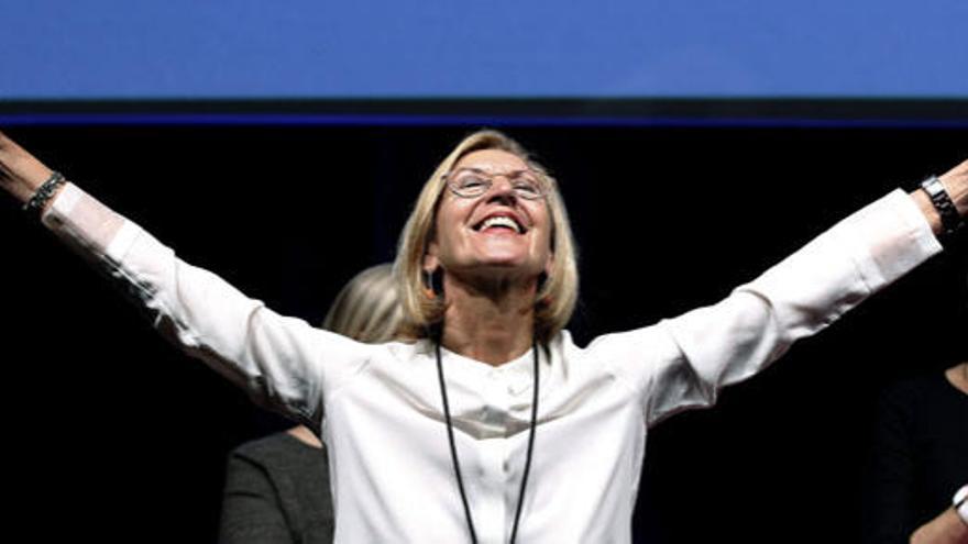 Rosa Díez en el congreso de UPyD