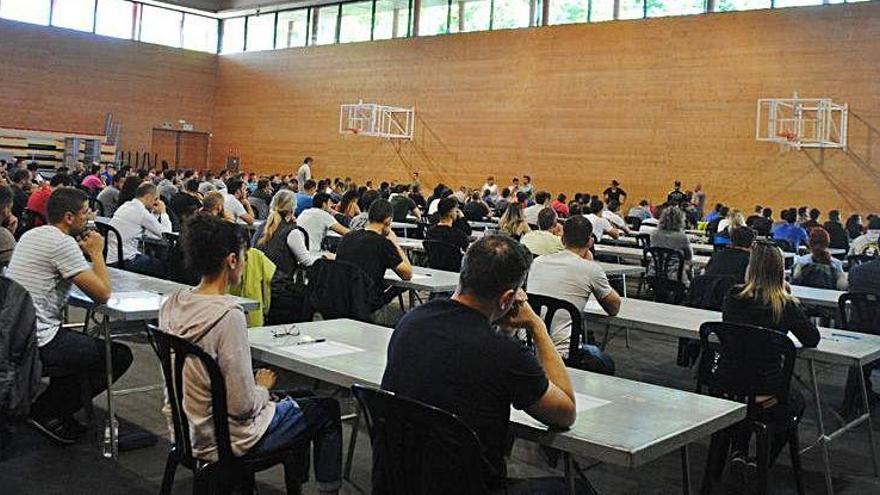 Els candidats a punt de fer les proves, l&#039;any passat |