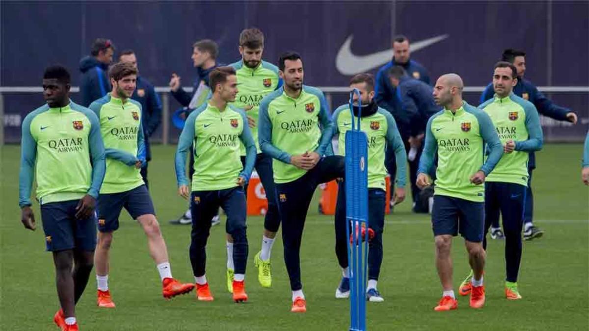 El Barcelona prepara el compromiso ante el PSG