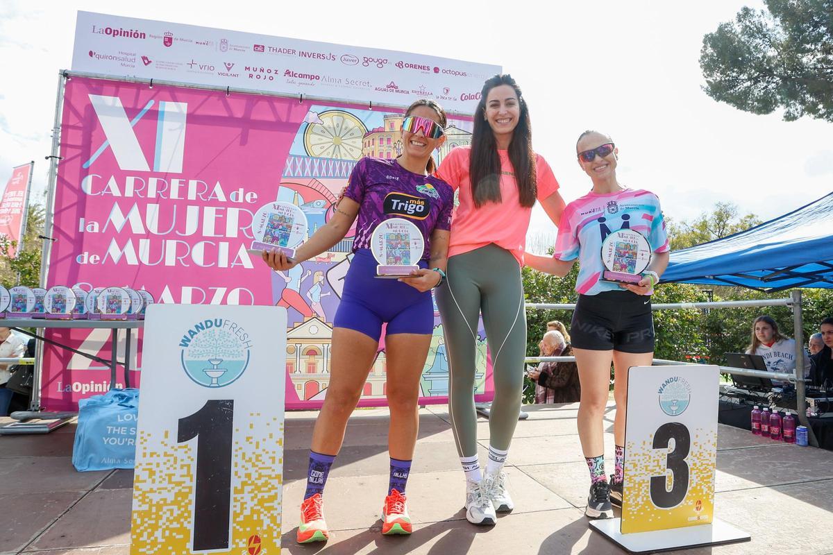 Las imágenes de la entrega de premios de la XI Carrera de la Mujer de Murcia