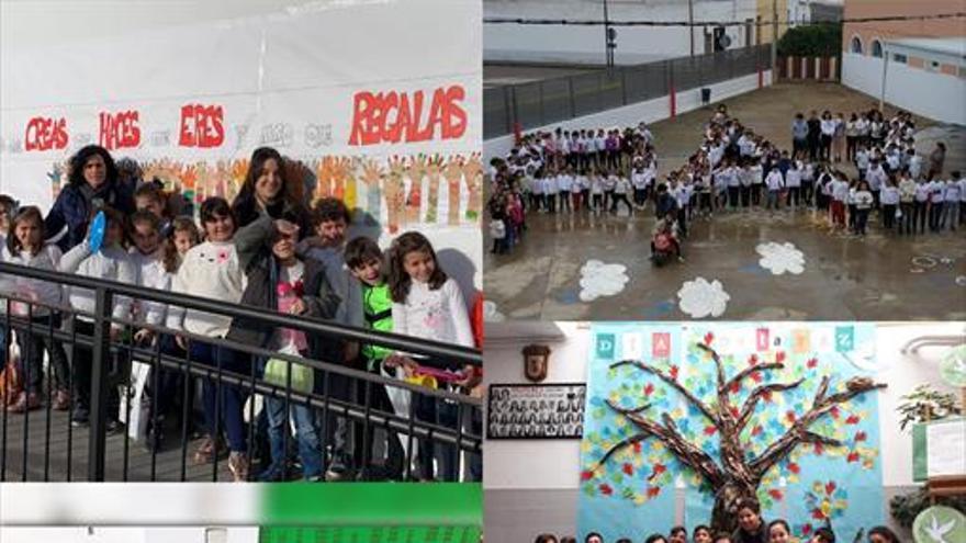 Los centros escolares celebran el día de la paz