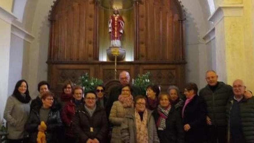 La Pereda, en Llanes, celebra San Hilario con una concurrida misa
