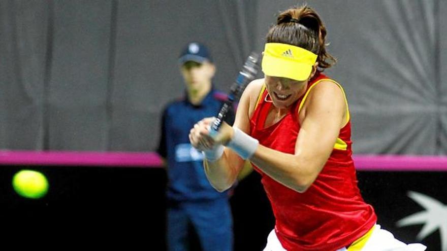 Muguruza i Suárez situen Espanya a prop de l&#039;ascens a la Copa Federació