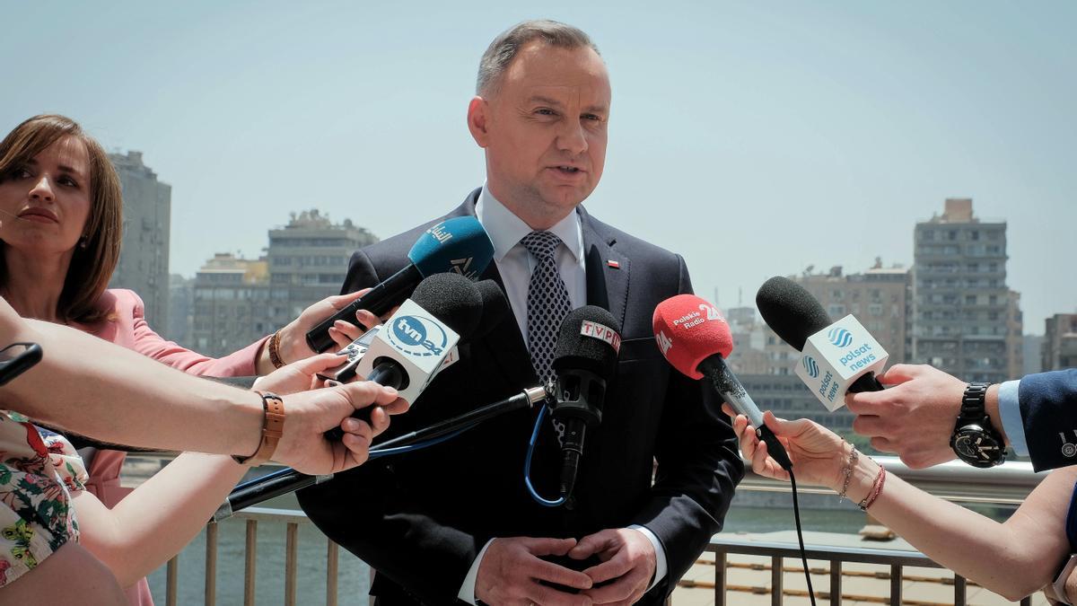 Polish President Andrzej Duda visits Cairo