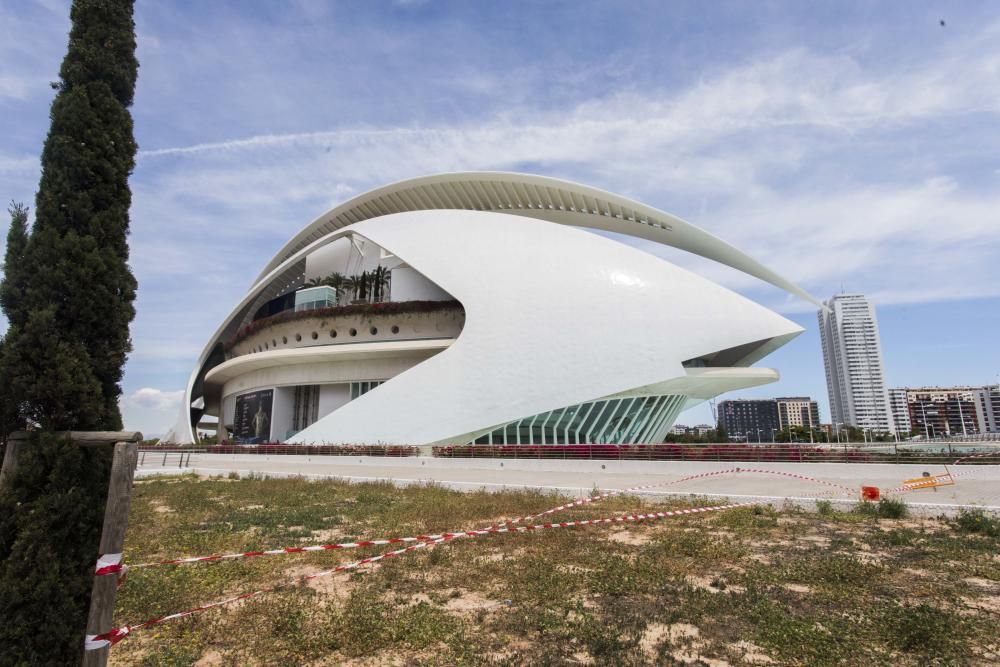 La serie de HBO 'Westworld' rueda en la Ciudad de las Artes y las Ciencias