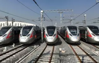 India abre un nuevo tramo de alta velocidad con raíles de Gijón