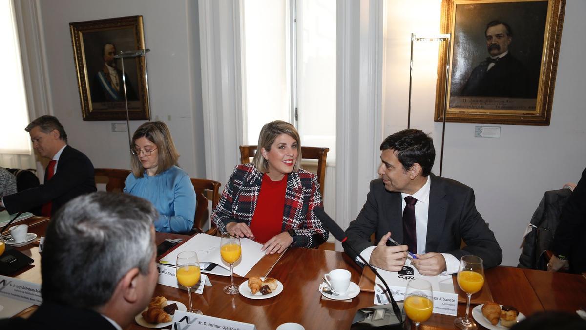 Reunión del Consejo de Administración de Cartagena Alta Velocidad, este miércoles.