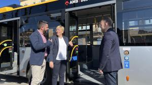 La alcaldesa de Castellbisbal y el presidente del AMB