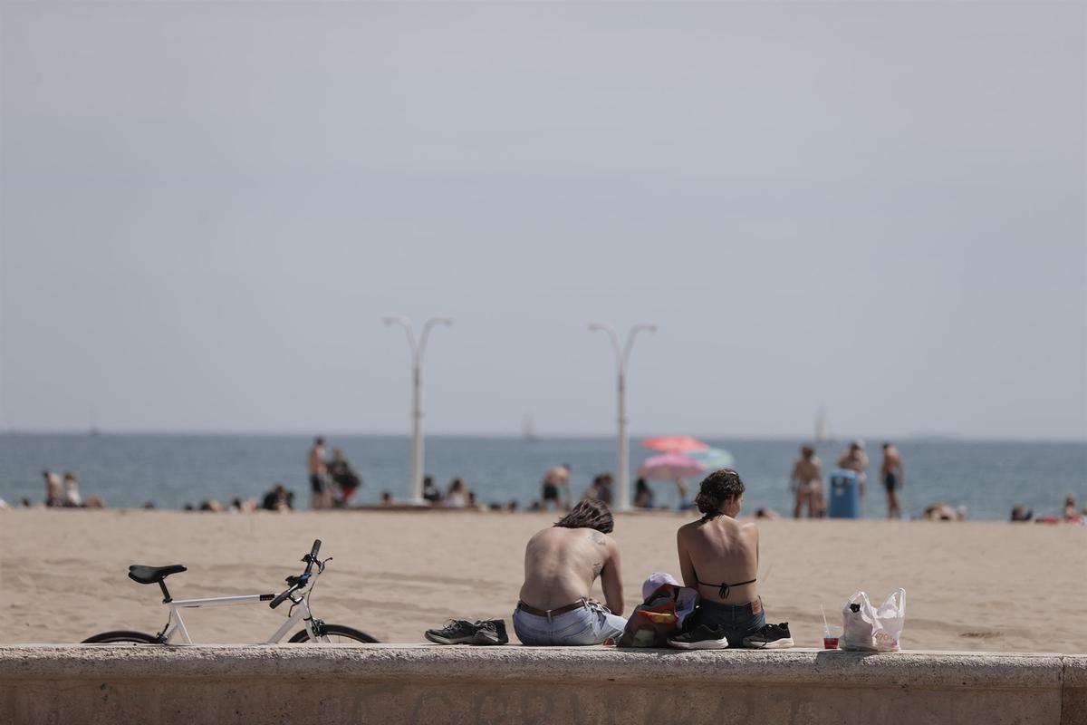 Playa de Malvarrosa, en València