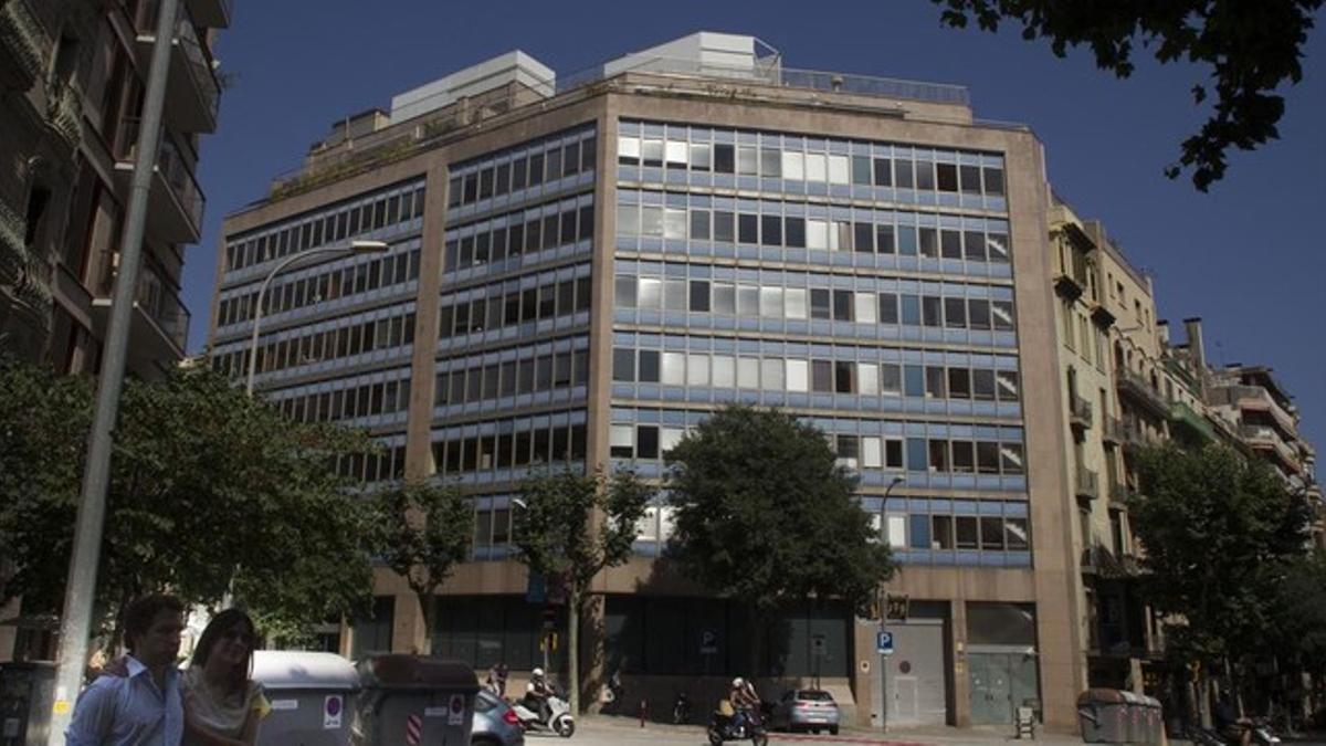 La sede de la Agència Catalana de l'Aigua, en Barcelona.