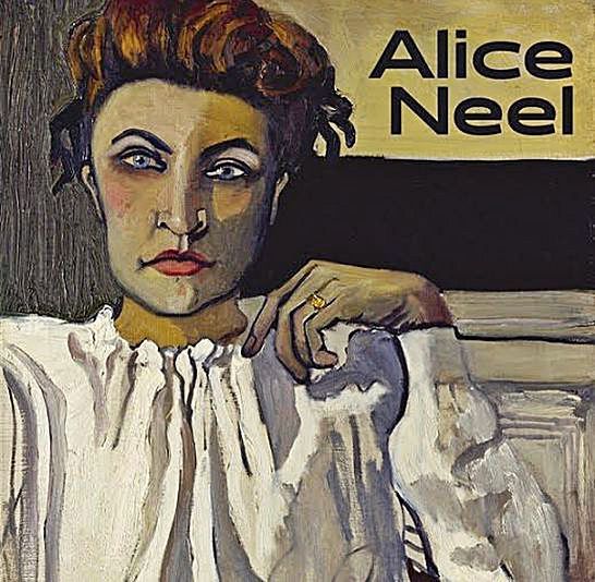 Cartel de la muestra de Alice Neel.