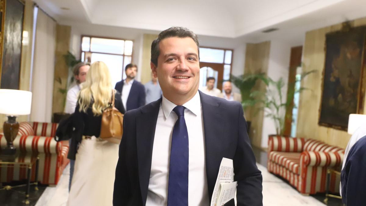 José María Bellido antes del último debate sobre el estado de la ciudad, en octubre de 2024.