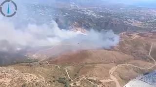 Declarado un incendio forestal en Benahavís: la Junta de Andalucía lo eleva a fase de emergencia 1