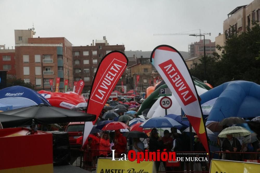 Salida de la Vuelta Ciclista a España desde Lorca