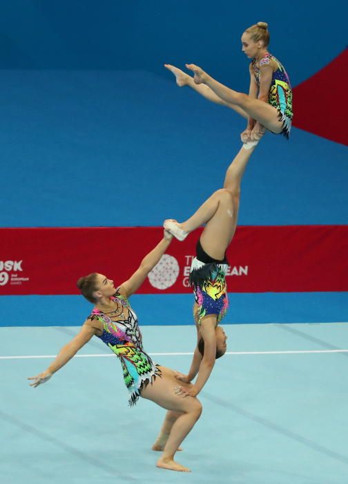 Acrobacias en los Juegos Europeos de Minsk 2019