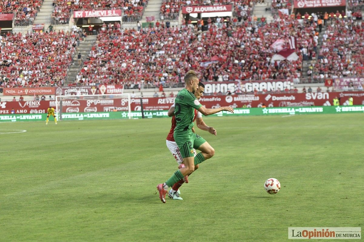 Así fue el encuentro del play off del Real Murcia y el Nástic en la lucha por el ascenso