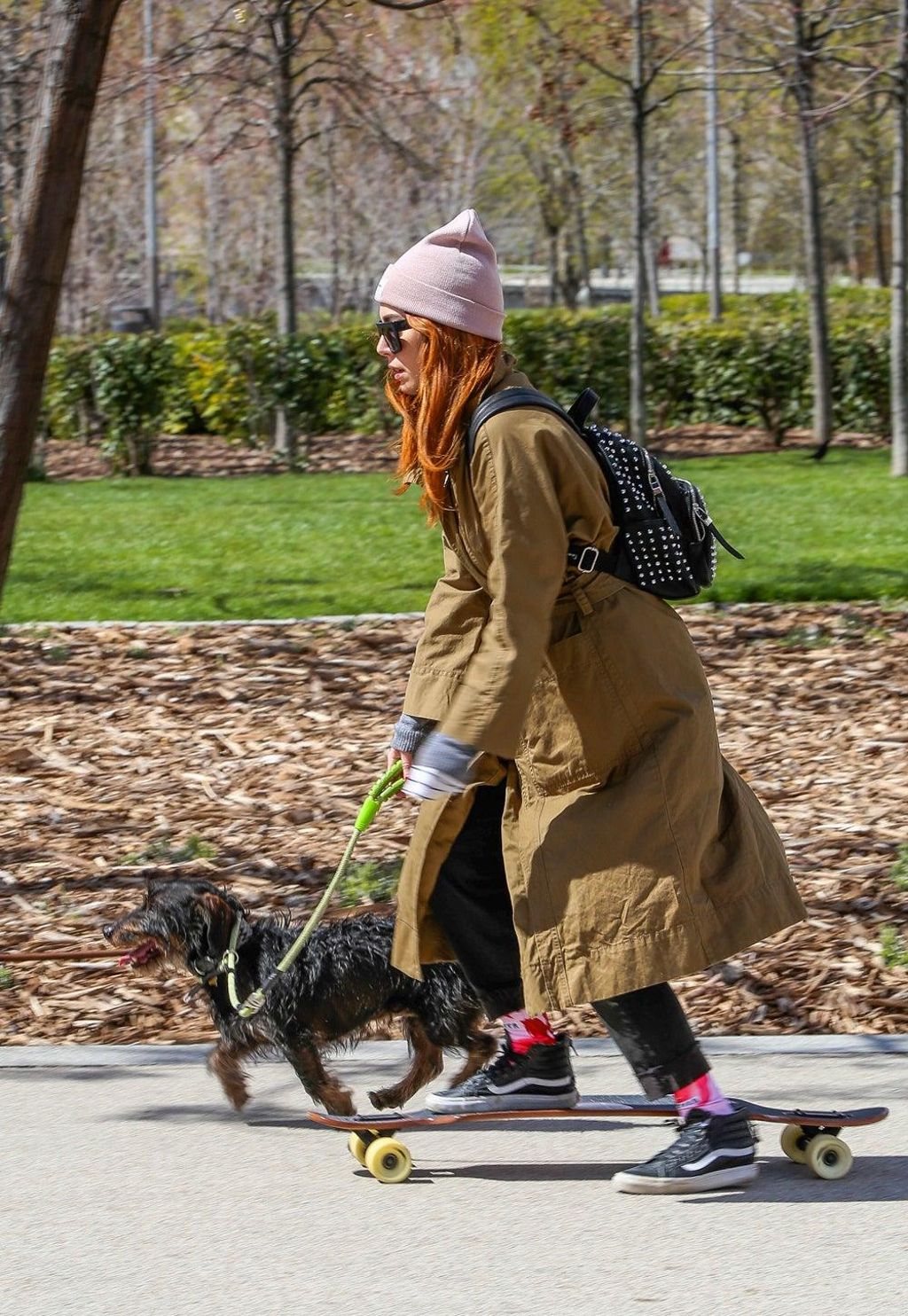 Blanca Suárez con su perro Pistacho