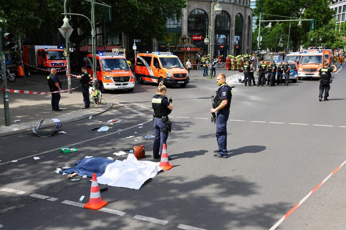 Atropello múltiple en el centro de Berlín