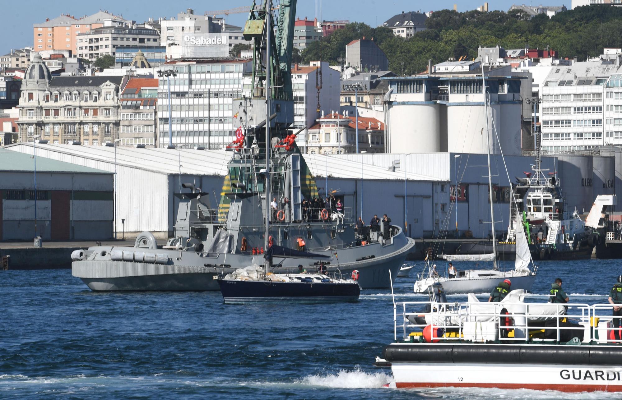 El 'Juan Sebastián de Elcano' ya está en A Coruña