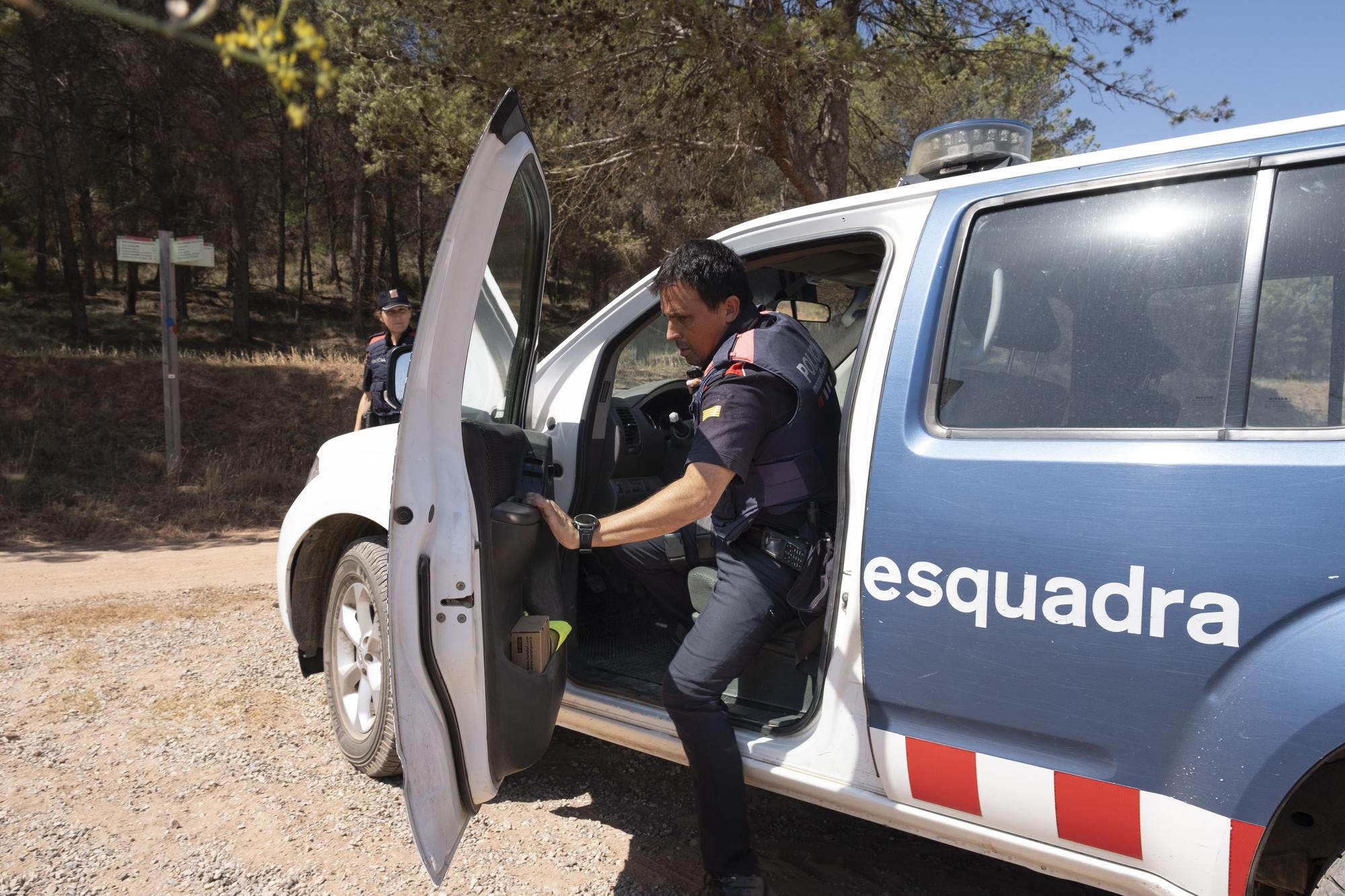 La Unitat Regional de Medi Ambient dels Mossos, en acció